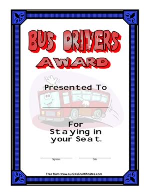 An Award For Bus Driver - Two