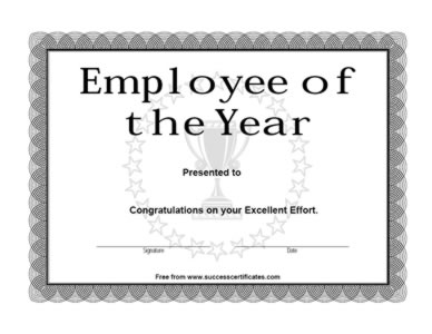 Employee of The Year Achievement Award – Two