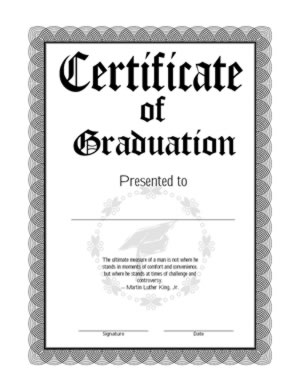 Certificate Of Graduation – Three