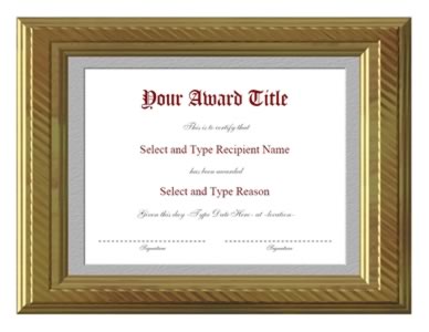 Silver And Gray Border Certificate Template 