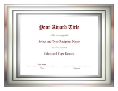 Brown And Gray Shaded Certificate Template