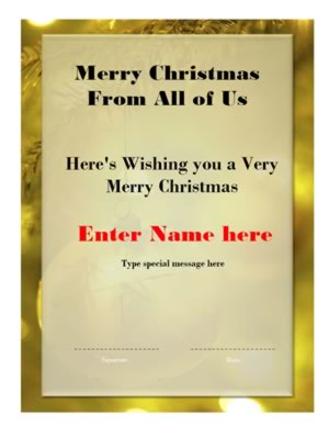 Seasons Greetings - Best Wishes On Merry Christmas - Two