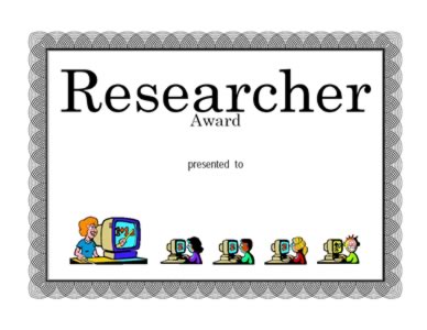 Award for Research - Two