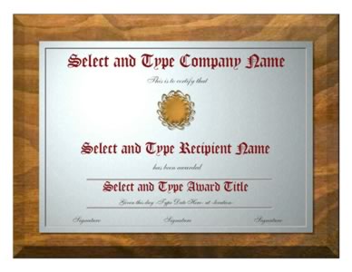 Brown Border With Gold Emblem Certificate Template