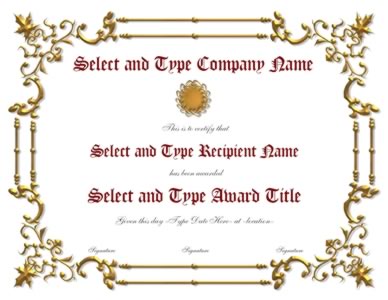 Gold Spikey border With Gold Emblem Template-One