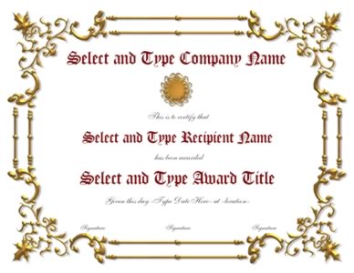 Gold Spikey border With Gold Emblem Template-One